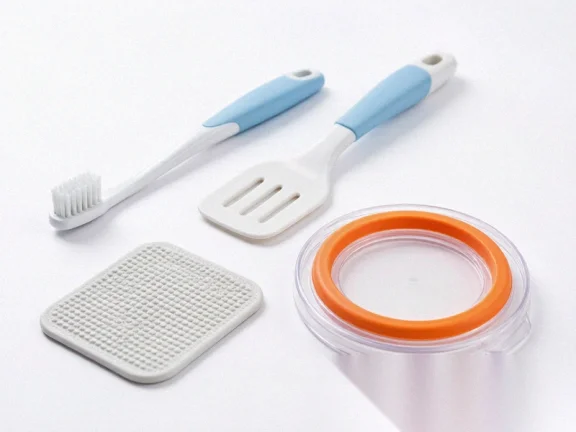 Giới thiệu các điểm chính khi chọn TPE bọc cho tay cầm bàn chải đánh răng, tay cầm dụng cụ nhà bếp và các bộ phận chống trượt của đồ dùng hàng ngày, bao gồm khả năng tương thích với vật liệu nền, độ cứng, cấu trúc, quy trình ép phun, độ bền và kiểm tra sản phẩm cuối cùng.
